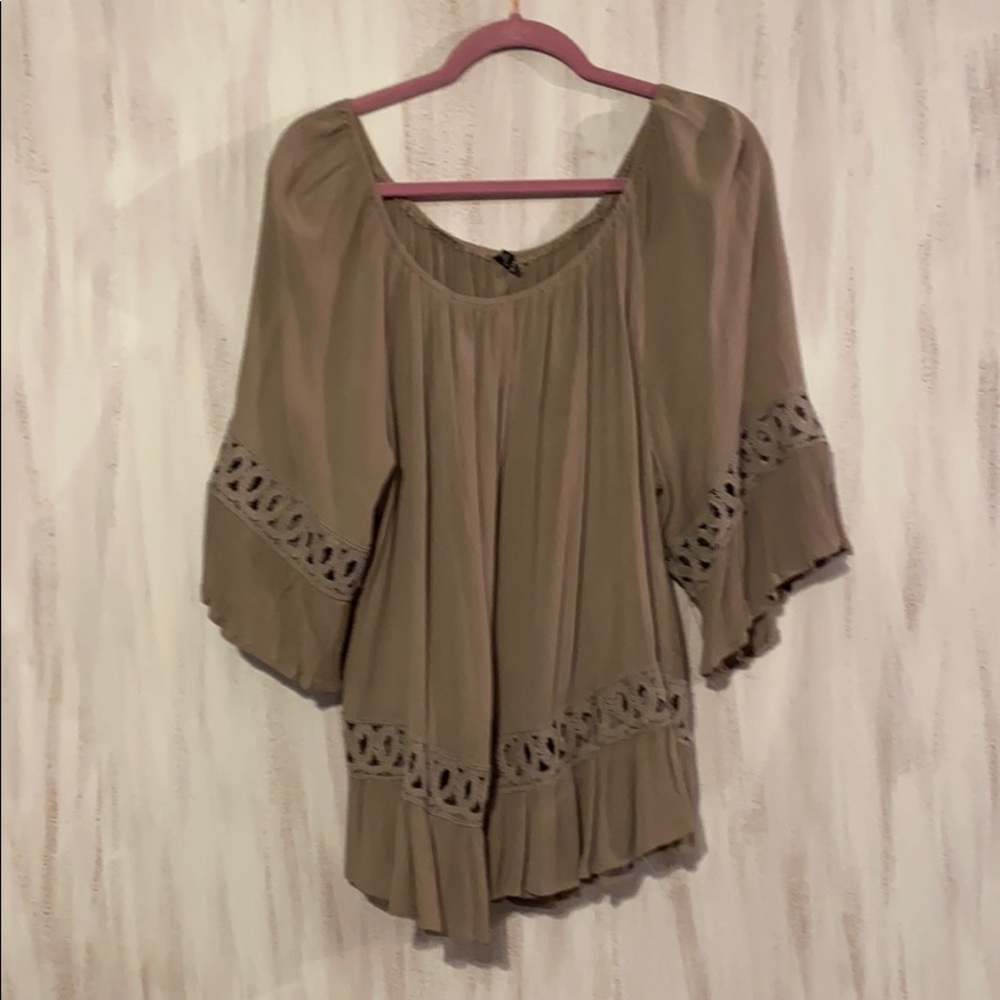 Olive Green Blouse